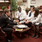 Doctors with legislator