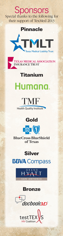 TexMed 2013 Sponsor Thank You Ad