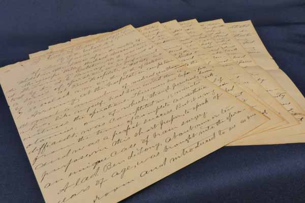 Letter Discovered In Tma Archives Offers Glimpse Into 19th Century Surgery