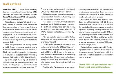 texas tobacco license renewal Getting Credit: How Mandated CME is Changing for Texas Physicians
