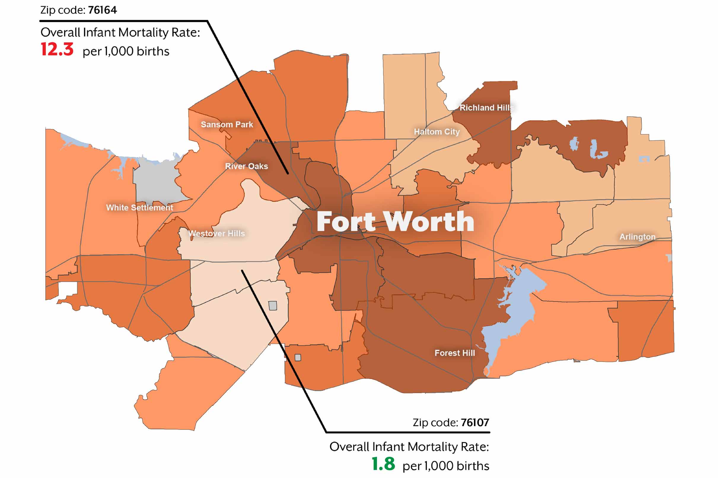 Arlington Tx Zip Code Map Map